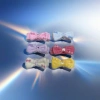 The plush bow hair band is available in multiple colors, including pink, blue, purple, red, white and yellow, creating a sweet and girlish style Specification image